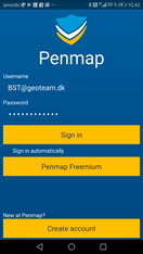 Trimble Penmap Sign in